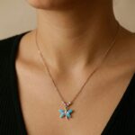 Collar libelula de plata