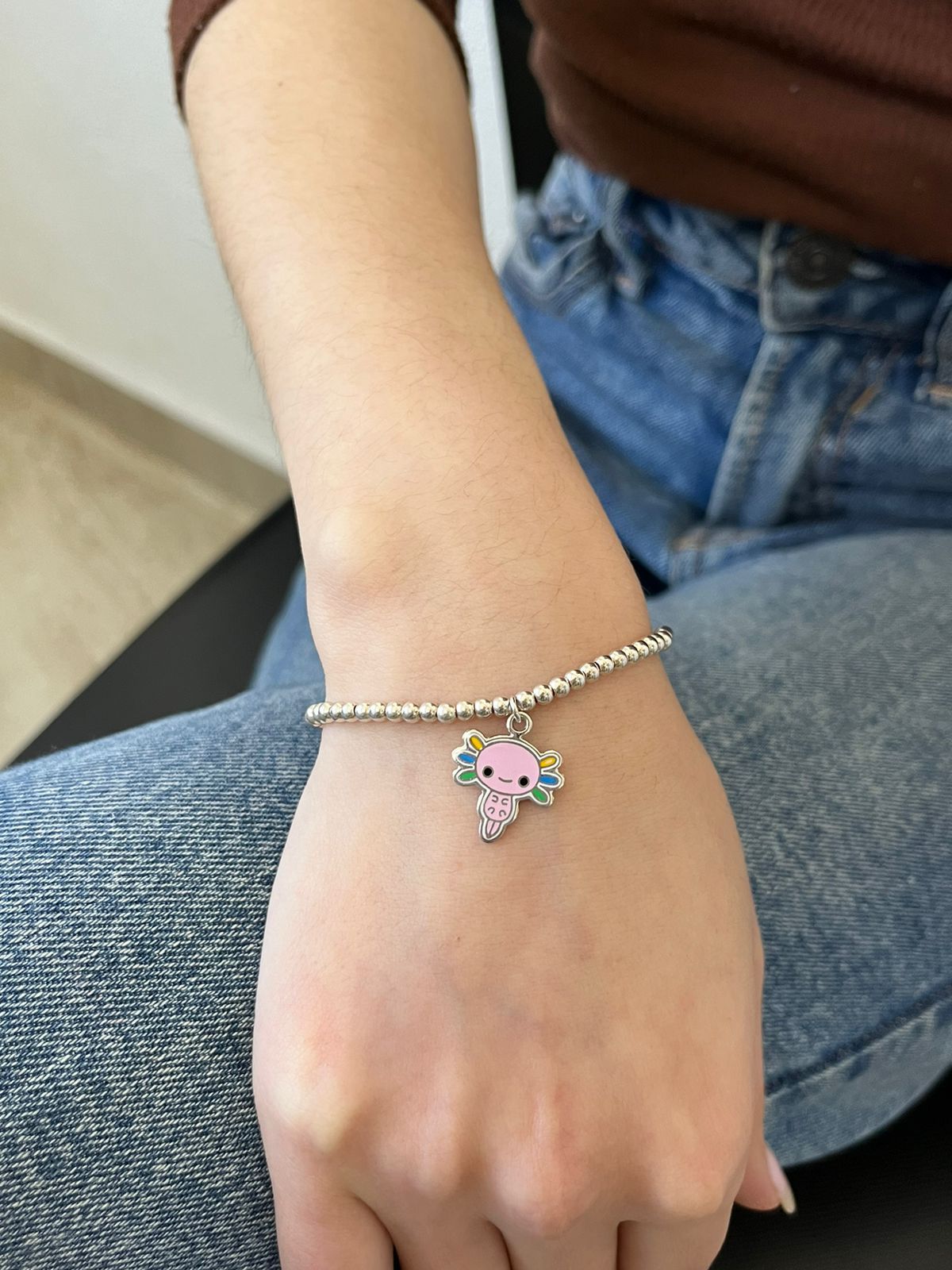 pulsera ajolote rosa 2