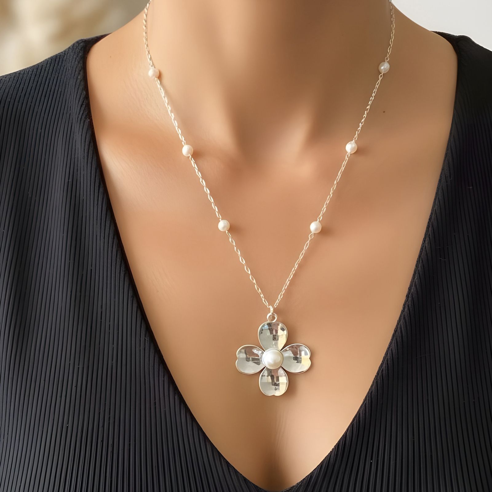 Collar de flor