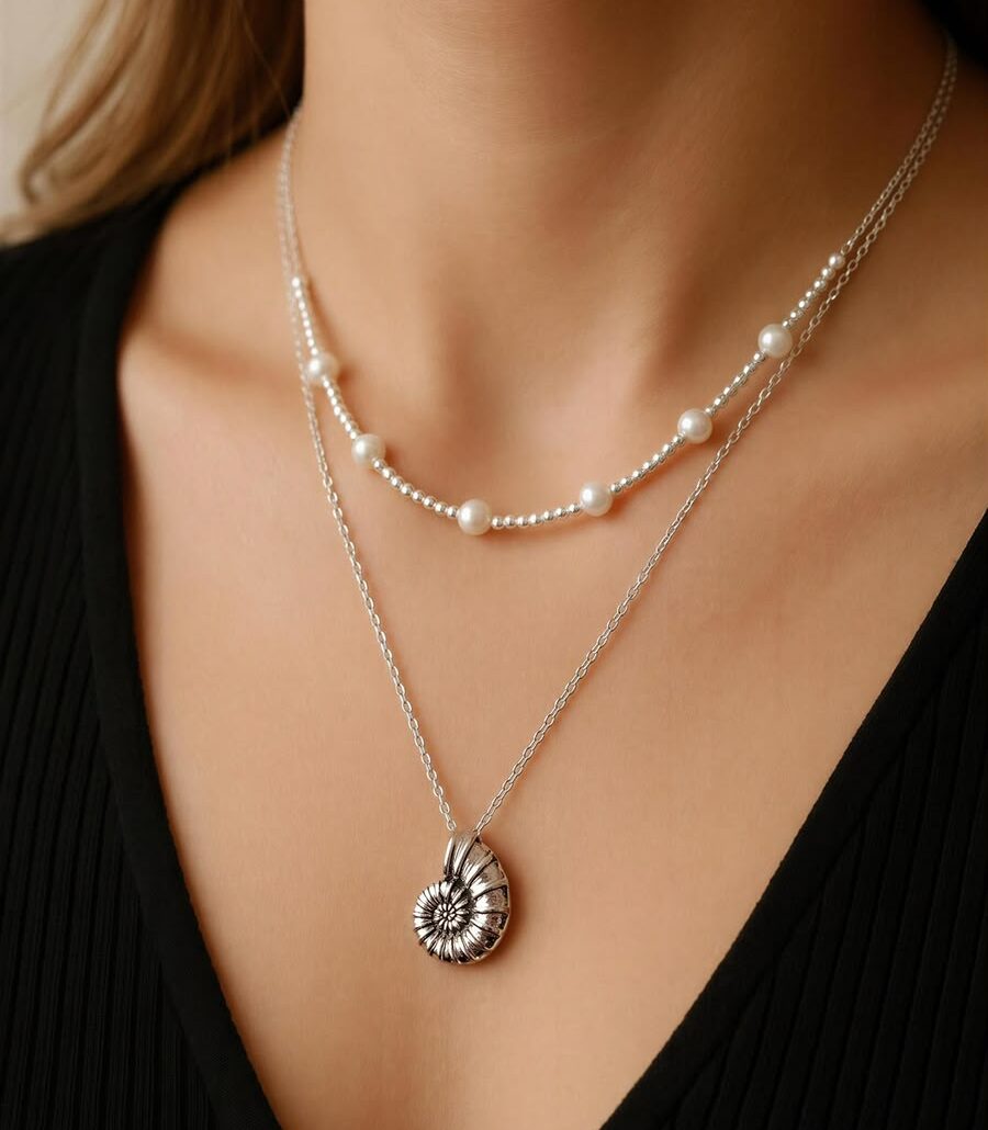 Collar Doble de Plata .925
